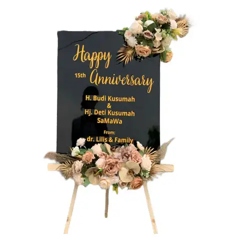 Papan Bunga Akrilik Mangguh